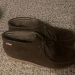 Clarks  Stinson Hi Oily leather Mens Sz 9